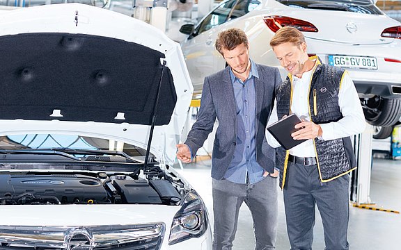 Top-Service mit Opel FlexCare